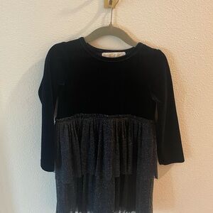 Baly World Christmas Dress Girls Sparkle Velvet Slinky Holiday Party like 3T